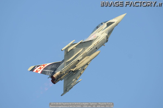 2014-09-06 Payerne Air14 0416 Eurofighter Typhoon - Royal Air Force
